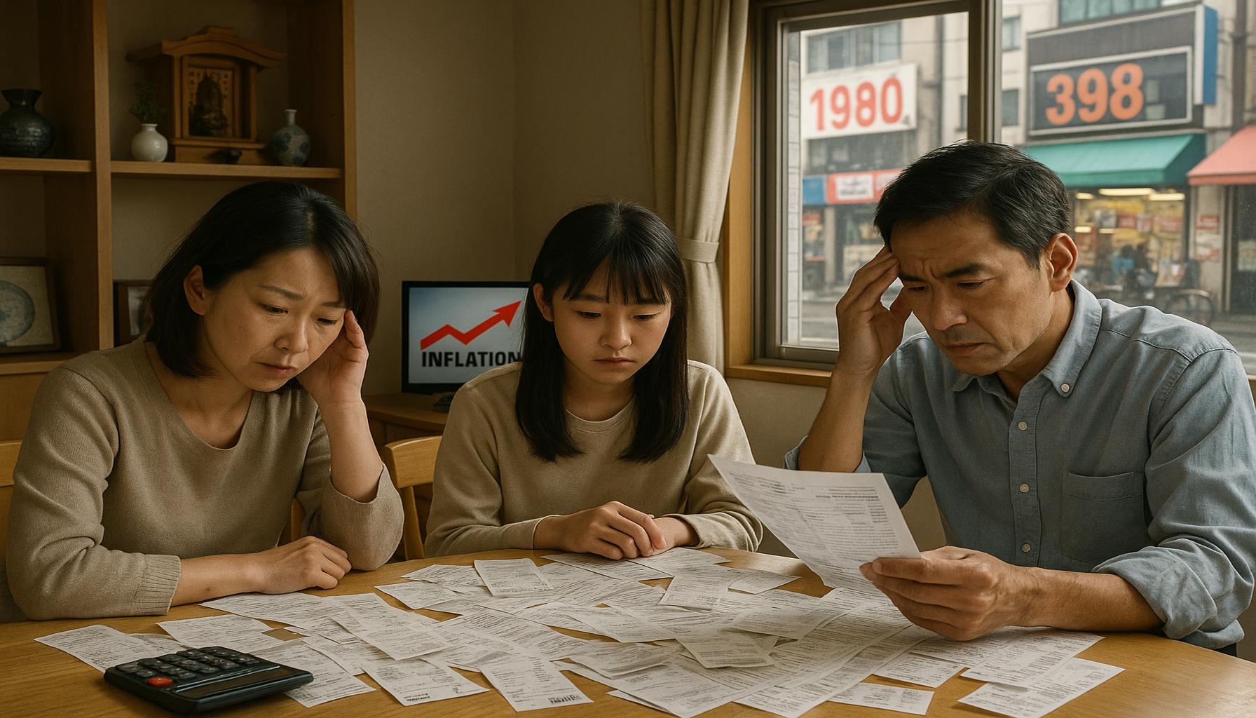 日本人の個人財政におけるインフレの影響