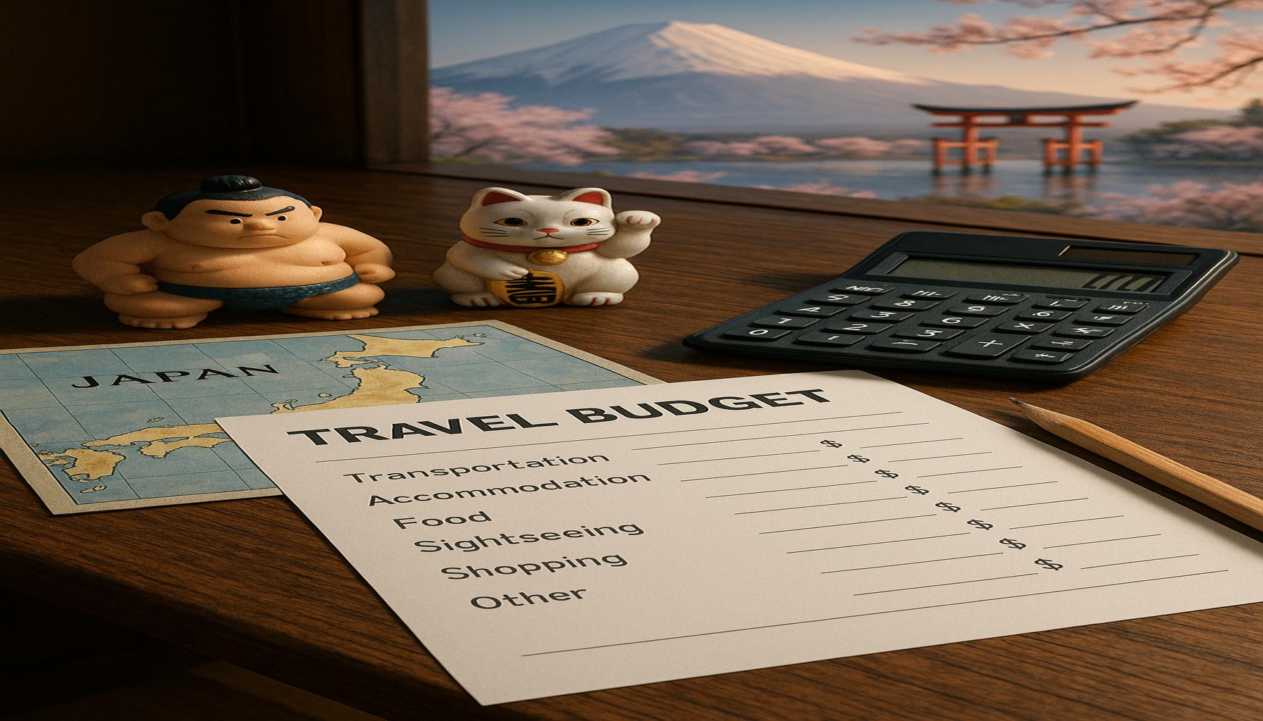 日本国内旅行のための財務計画