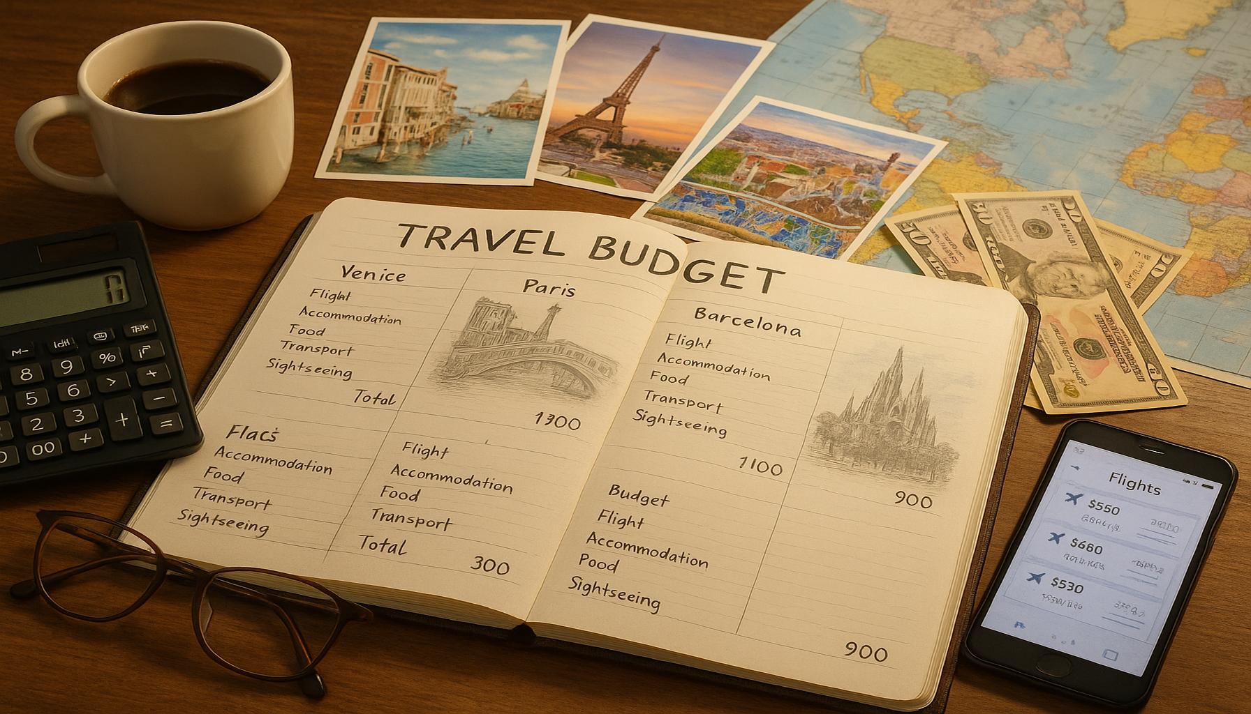 旅行の予算: 限度を超えずに休暇を計画する方法