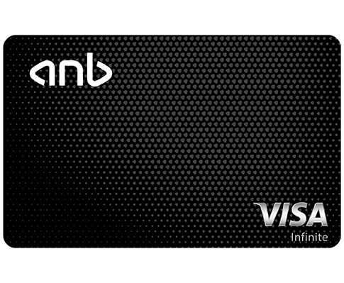 كيفية التقديم على بطاقة anb Visa Infinite الائتمانية بسهولە